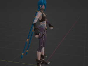 Arcane Jinx - Fortnite 3D Model