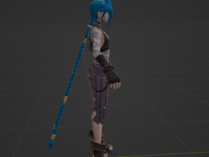 Arcane Jinx - Fortnite 3D Model