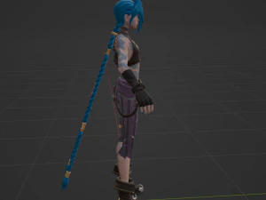 Arcane Jinx - Fortnite 3D Model