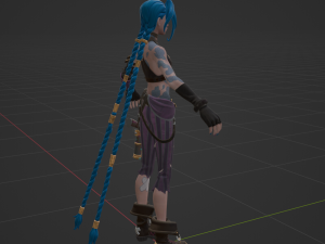 Arcane Jinx - Fortnite 3D Model