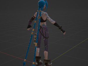 Arcane Jinx - Fortnite 3D Model