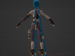 Arcane Jinx - Fortnite 3D Model