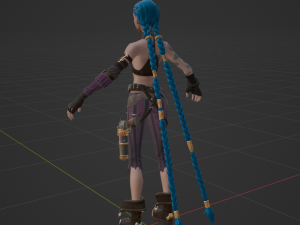 Arcane Jinx - Fortnite 3D Model