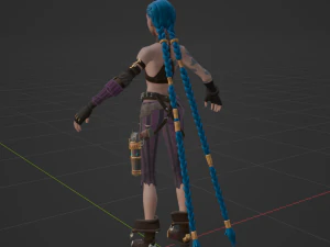 Arcane Jinx - Fortnite 3D Model