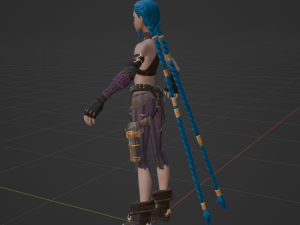 Arcane Jinx - Fortnite 3D Model