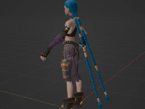 Arcane Jinx - Fortnite 3D Model