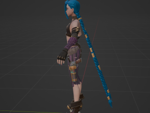 Arcane Jinx - Fortnite 3D Model