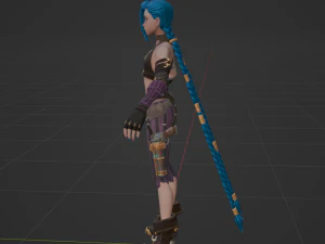 Arcane Jinx - Fortnite 3D Model