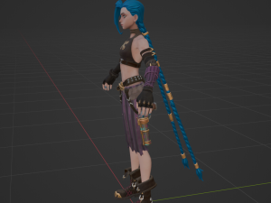 Arcane Jinx - Fortnite 3D Model