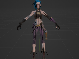 Arcane Jinx - Fortnite 3D Model