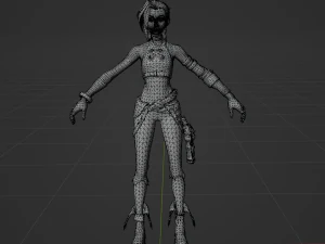 Arcane Jinx - Fortnite 3D Model