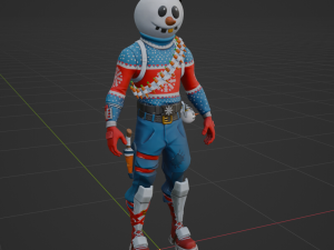 Slushy Soldier - Fortnite Model 3D