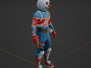 Slushy Soldier - Fortnite Model 3D