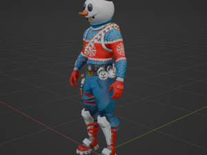 Slushy Soldier - Fortnite Model 3D