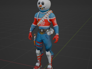 Slushy Soldier - Fortnite Model 3D