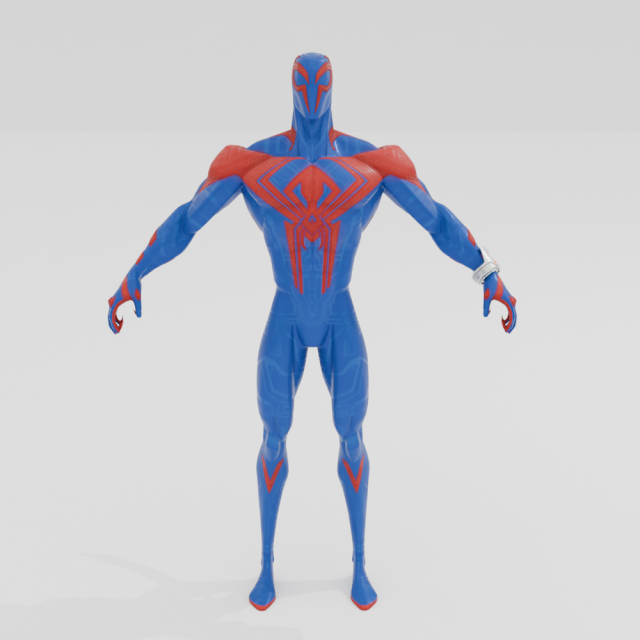 Spiderman 2099 - Fortnite 3D 模型 .c4d .max .obj .3ds .fbx .stl .blend 