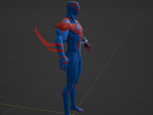 Spiderman 2099 - Fortnite 3D 模型