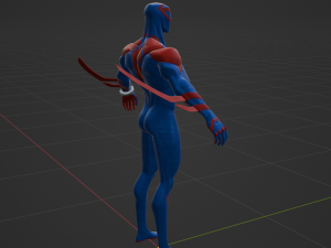 Spiderman 2099 - Fortnite 3D 模型