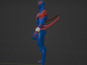 Spiderman 2099 - Fortnite 3D 模型