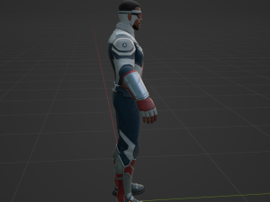 Captain America Sam Wilson - Fortnite 3D Model