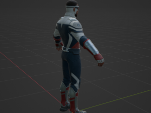 Captain America Sam Wilson - Fortnite 3D Model
