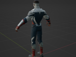 Captain America Sam Wilson - Fortnite 3D Model