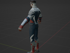 Captain America Sam Wilson - Fortnite 3D Model