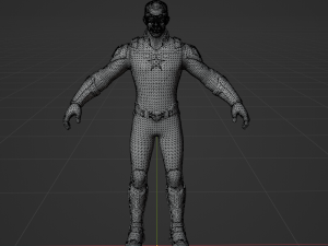 Captain America Sam Wilson - Fortnite 3D Model