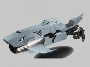 Blood in the Water Sparrow - Destiny 2 3D Model