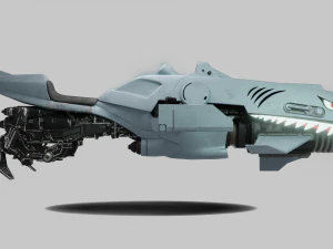 Blood in the Water Sparrow - Destiny 2 3D Model