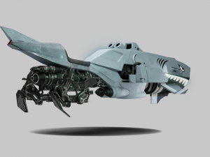 Blood in the Water Sparrow - Destiny 2 3D Модель