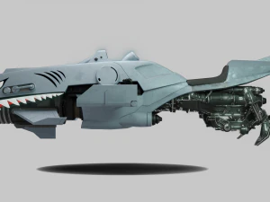 Blood in the Water Sparrow - Destiny 2 3D Model