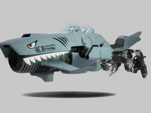 Blood in the Water Sparrow - Destiny 2 3D Model