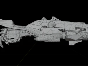 Blood in the Water Sparrow - Destiny 2 3D Model