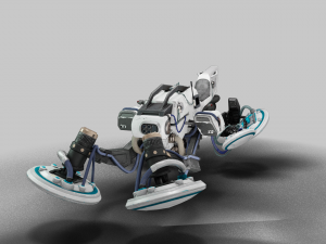 Braytech Dream9 Sparrow - Destiny 2 3D 모델