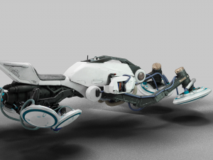 Braytech Dream9 Sparrow - Destiny 2 3D 모델
