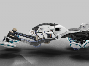 Braytech Dream9 Sparrow - Destiny 2 3D 모델