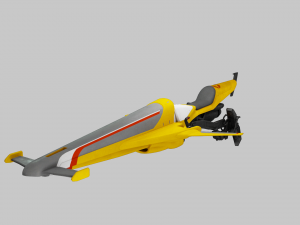 Clean Sweep Sparrow - Destiny 2 3D Модель