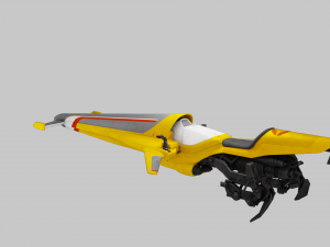 Clean Sweep Sparrow - Destiny 2 3D Модель