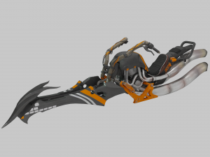 Gray Hornet Sparrow - Destiny 2 3D Model