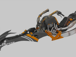 Gray Hornet Sparrow - Destiny 2 3D Model