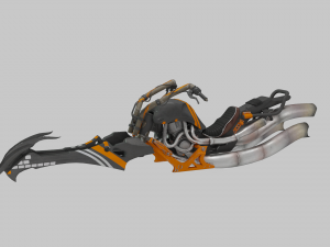 Gray Hornet Sparrow - Destiny 2 3D Model