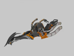 Gray Hornet Sparrow - Destiny 2 3D Model