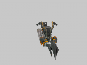 Gray Hornet Sparrow - Destiny 2 3D Model