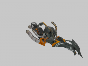 Gray Hornet Sparrow - Destiny 2 3D Model