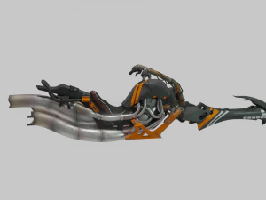 Gray Hornet Sparrow - Destiny 2 3D Model