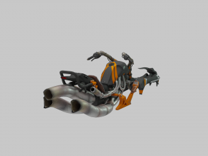 Gray Hornet Sparrow - Destiny 2 3D Model