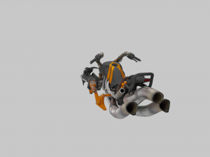 Gray Hornet Sparrow - Destiny 2 3D Model