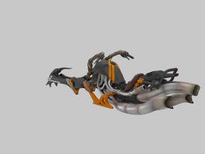 Gray Hornet Sparrow - Destiny 2 3D Model