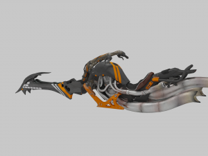 Gray Hornet Sparrow - Destiny 2 3D Model